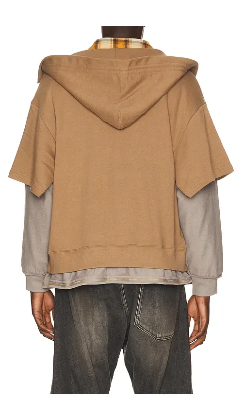 We11Done Layered Double String Zip Up Hoodie | Thumbnail 2 We11Done Layered Double String Zip Up Hoodie | Thumbnail 2