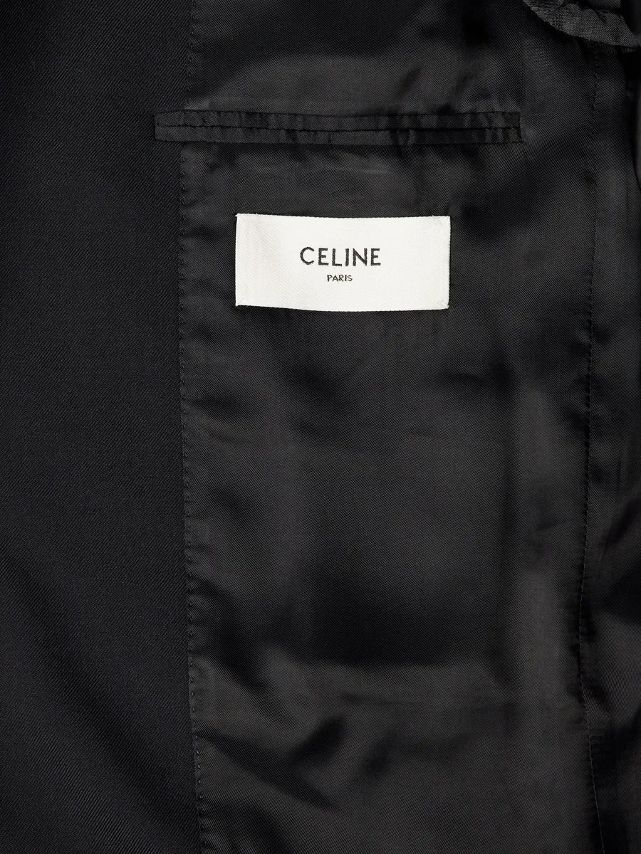 Celine Wool-Gabardine Blazer | Thumbnail 7