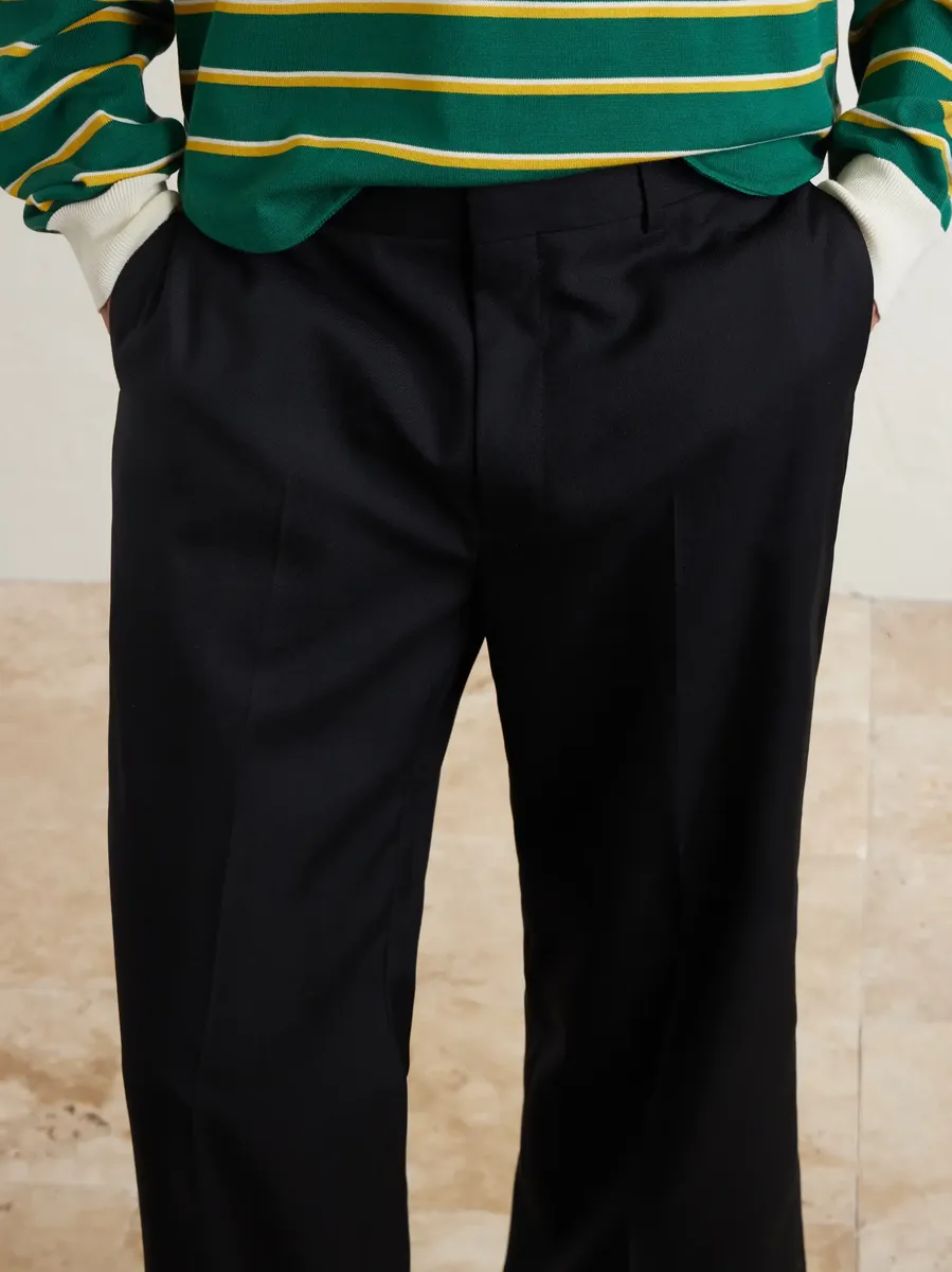 Celine Ethan Straight-Leg Wool-Gabardine Trousers | Thumbnail 5 Celine Ethan Straight-Leg Wool-Gabardine Trousers | Thumbnail 5