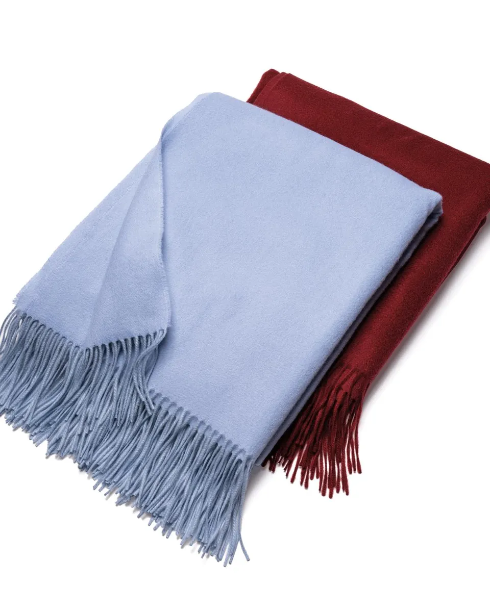 Sofia Cashmere Fringed Cashmere Throw | Thumbnail 4 Sofia Cashmere Fringed Cashmere Throw | Thumbnail 4