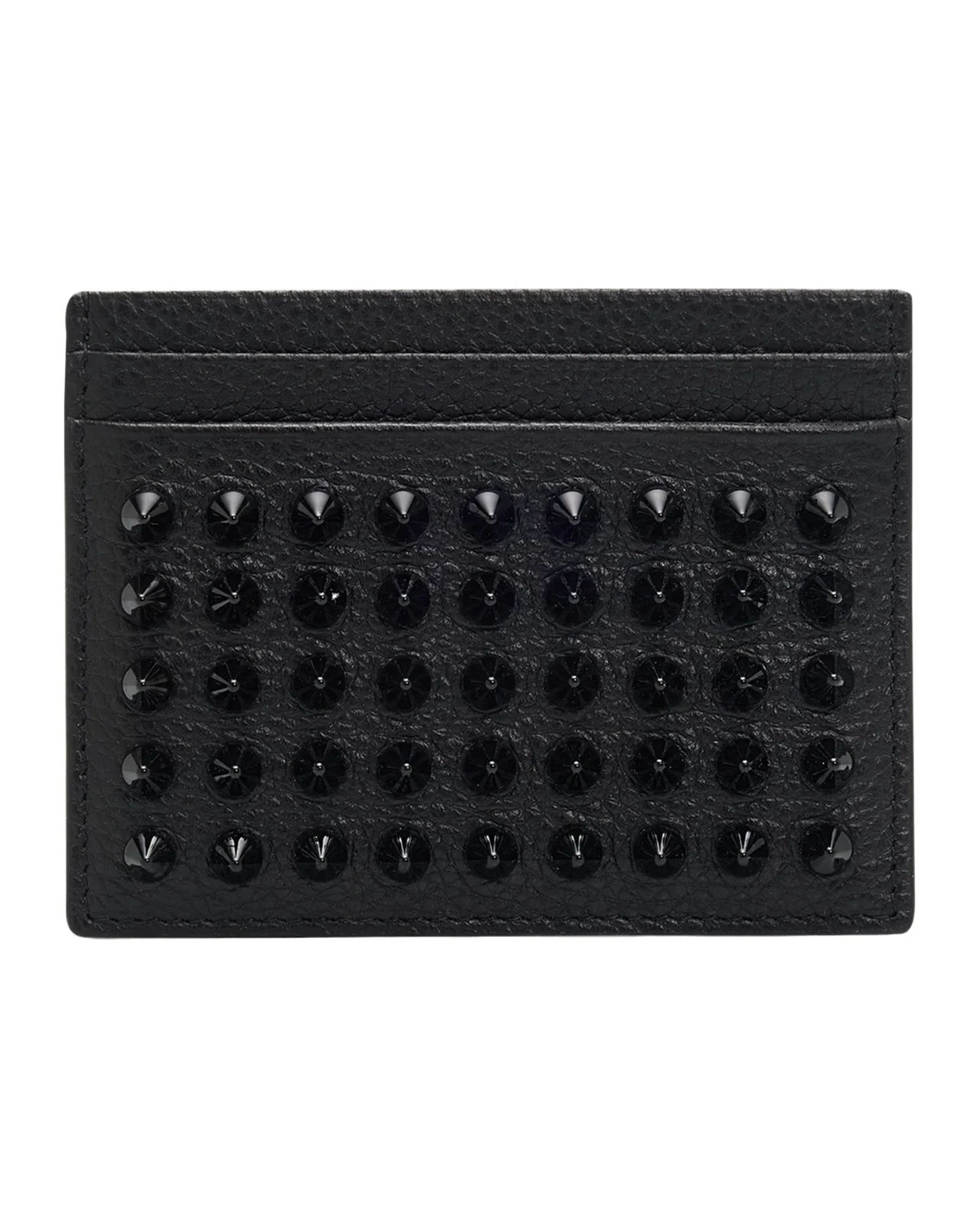 Christian Louboutin Men's Kios Spiked Leather Card Case