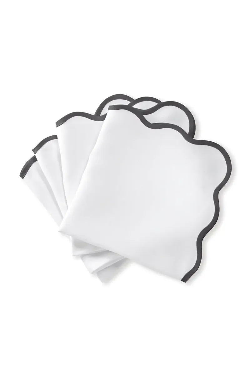 Matouk Casual Couture Scallop Napkins | Thumbnail 2
