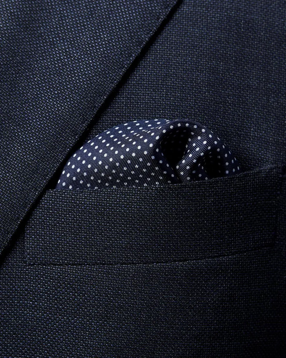 Eton Men's Polka Dot Pocket Square | Thumbnail 3