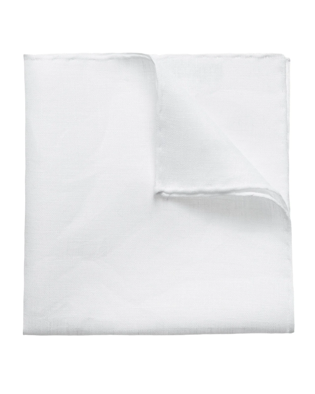 Eton Men's Solid Linen Pocket Square