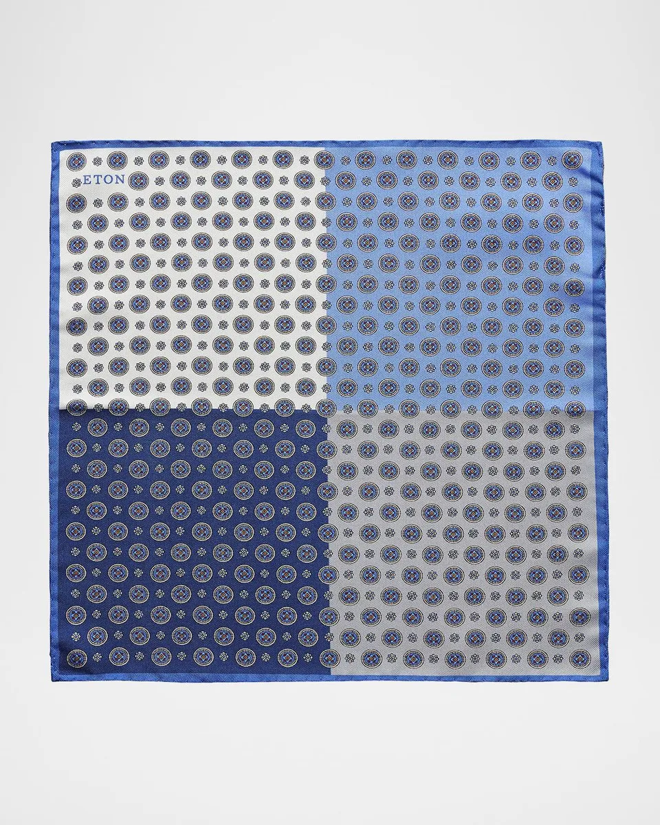 Eton Men's Four-in-One Silk Pocket Square | Thumbnail 2