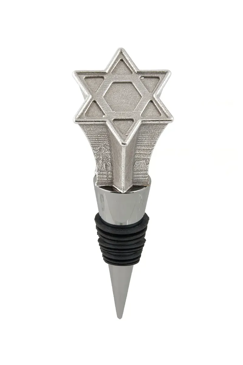 Joy Stember Metal Arts Studio Star of David Bottle Stopper | Thumbnail 2