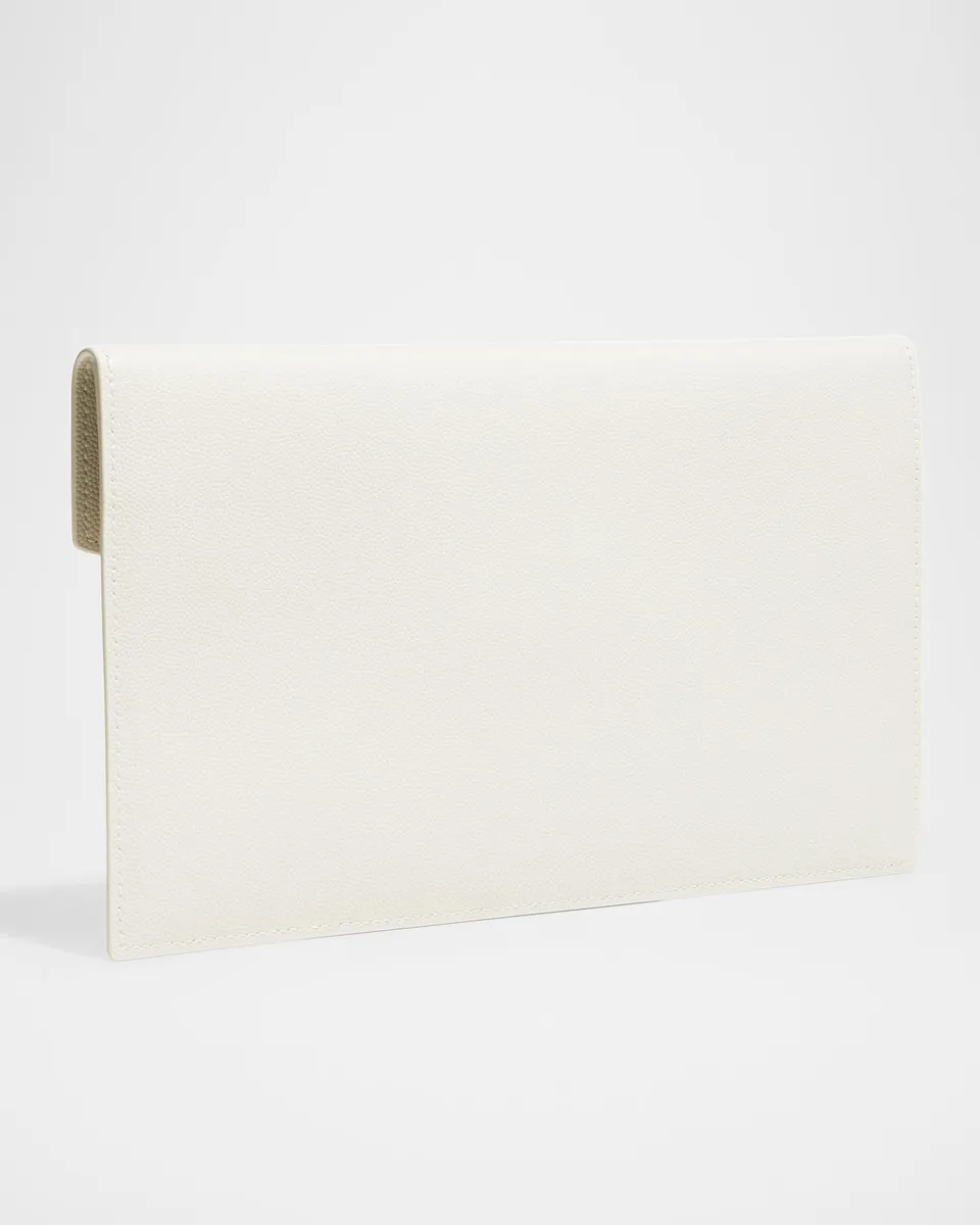 Saint Laurent Uptown YSL Pouch in Grained Leather | Thumbnail 4