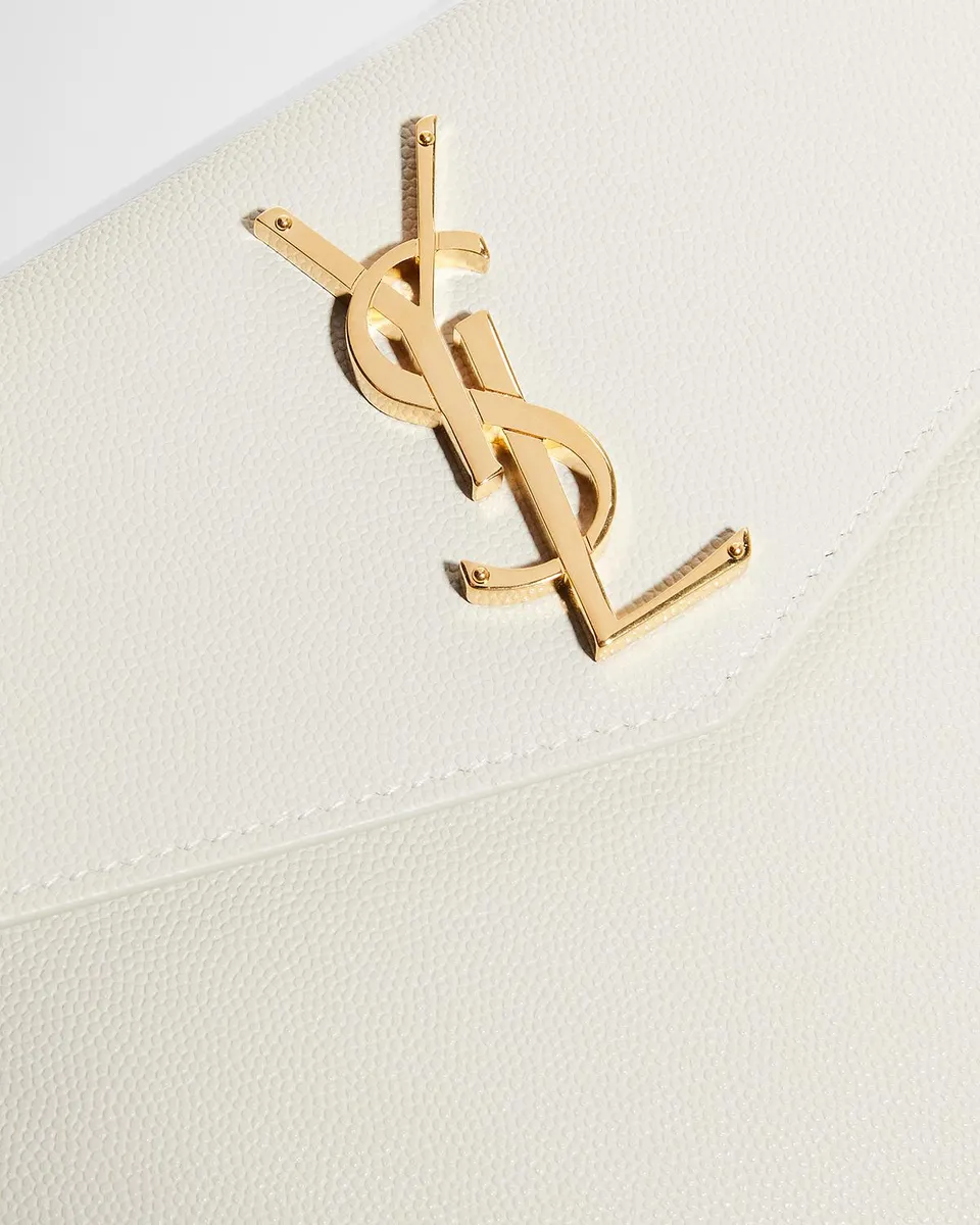 Saint Laurent Uptown YSL Pouch in Grained Leather | Thumbnail 5