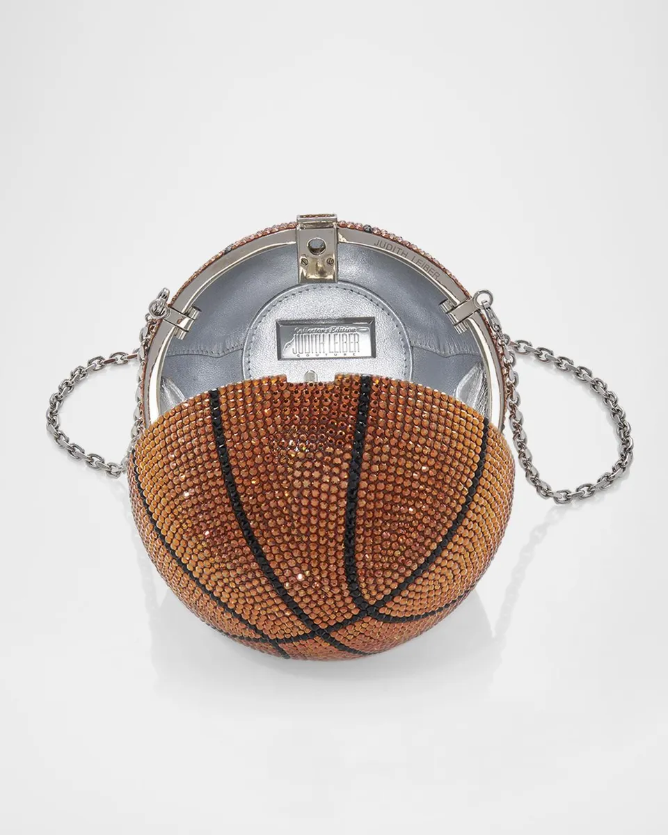 Judith Leiber Couture Basketball Crystal Sphere Clutch Bag | Thumbnail 2 Judith Leiber Couture Basketball Crystal Sphere Clutch Bag | Thumbnail 2
