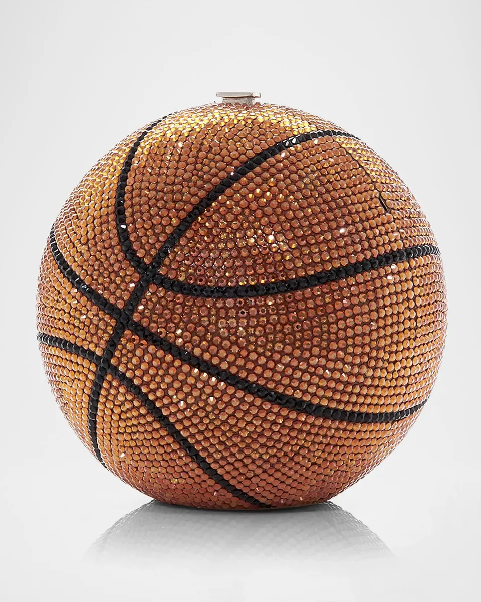 Judith Leiber Couture Basketball Crystal Sphere Clutch Bag | Thumbnail 3 Judith Leiber Couture Basketball Crystal Sphere Clutch Bag | Thumbnail 3