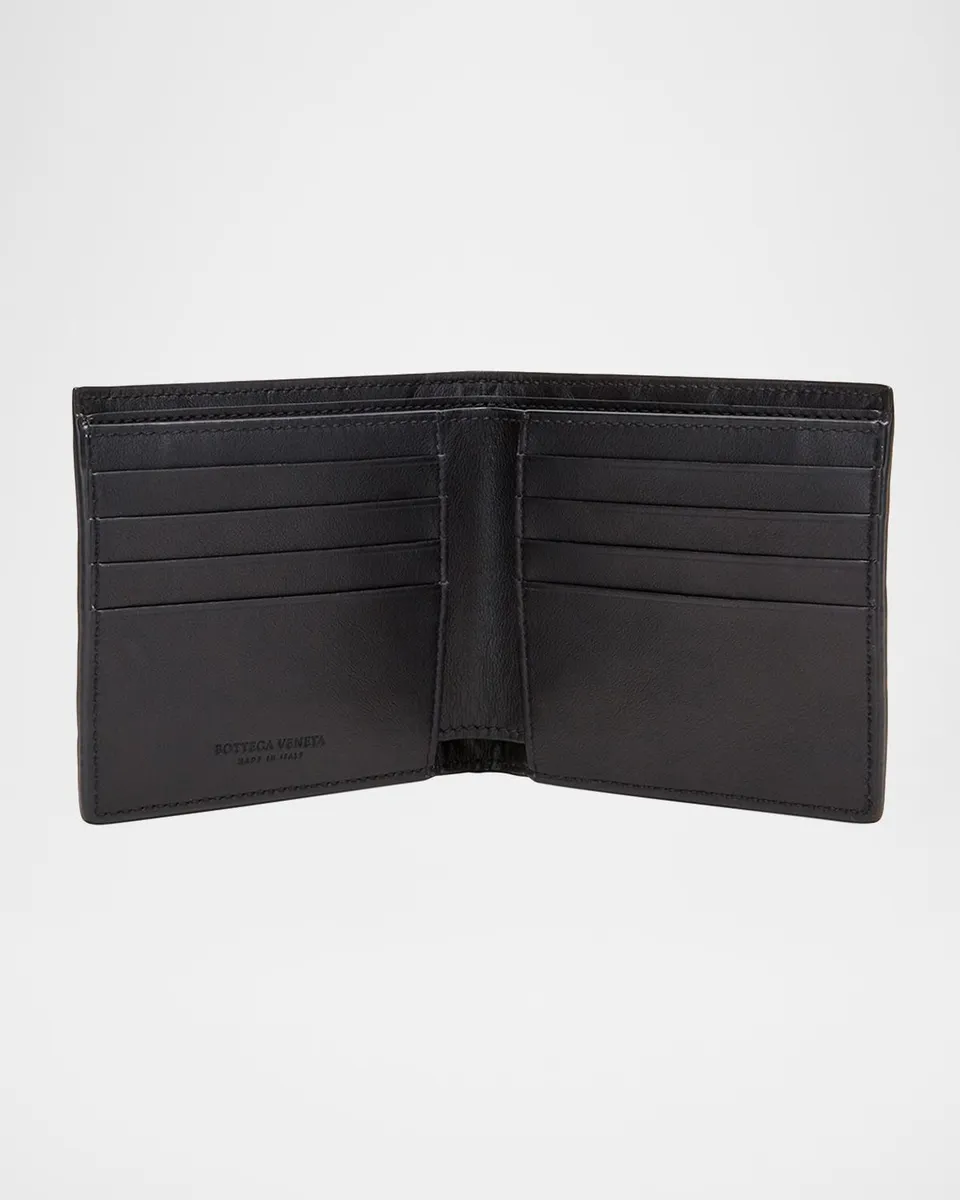Bottega Veneta Men's Intrecciato Leather Bifold Wallet | Thumbnail 2