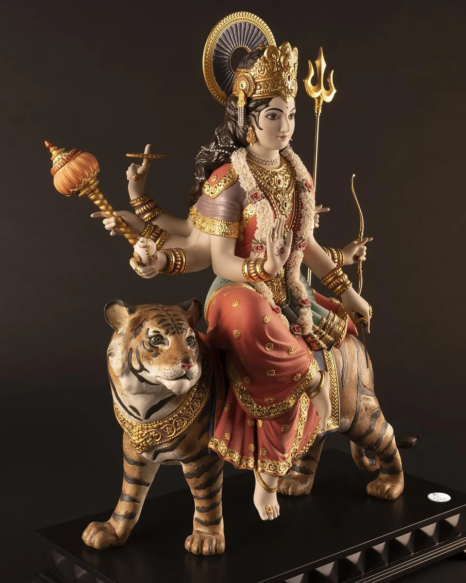 Lladro Goddess Durga Figurine | Thumbnail 2