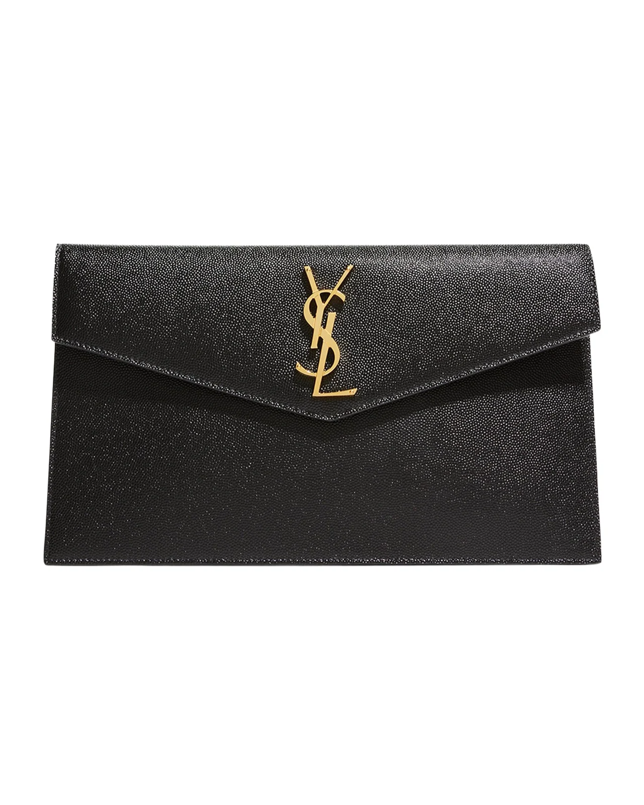 Uptown YSL Pouch in Grained Leather