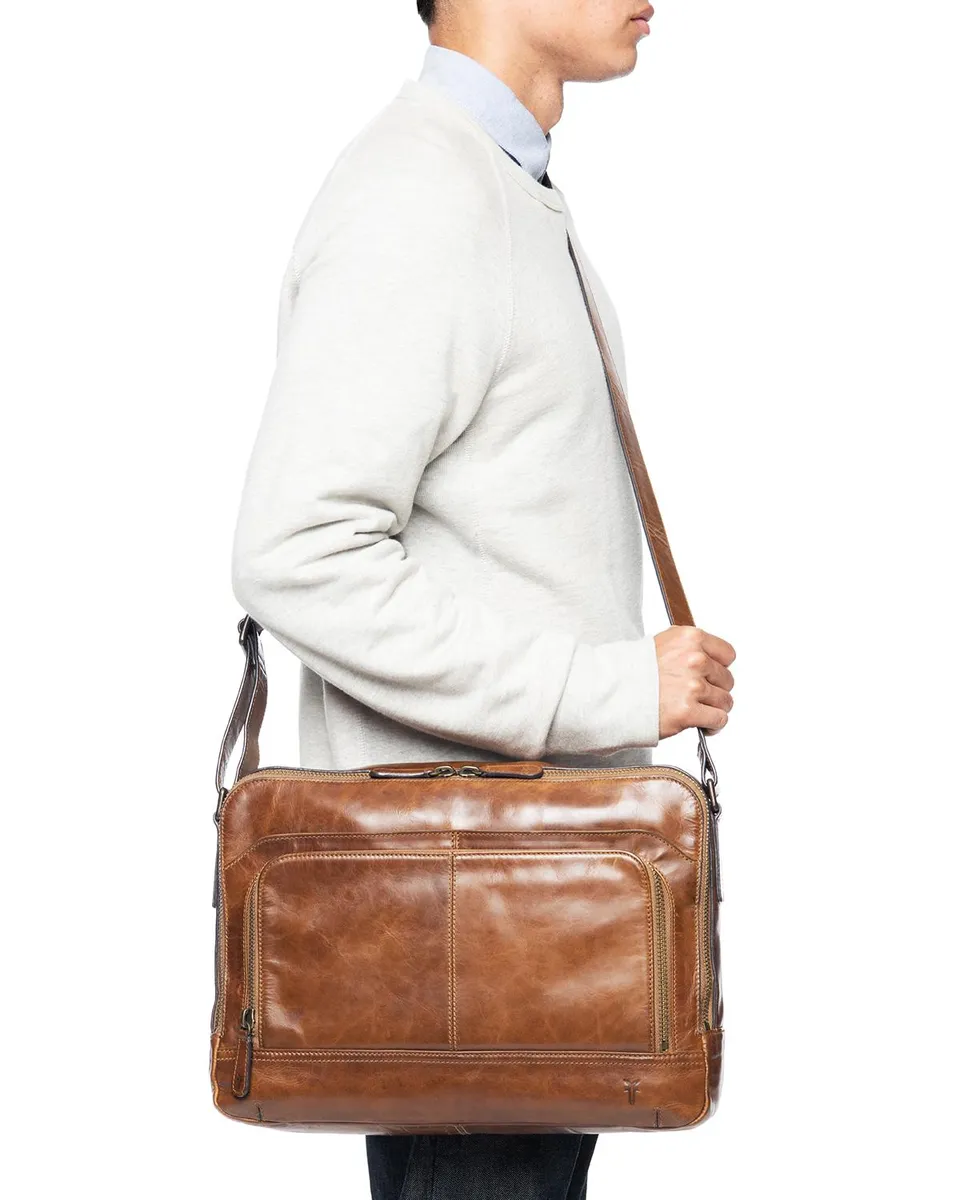 Frye Men's Logan Zip Messenger Bag | Thumbnail 5