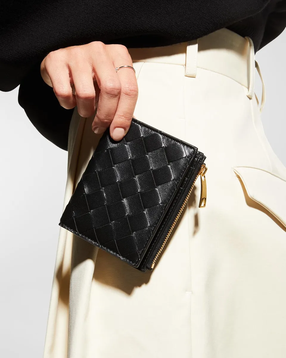 Bottega Veneta Small Bifold Zip Wallet | Thumbnail 2 Bottega Veneta Small Bifold Zip Wallet | Thumbnail 2
