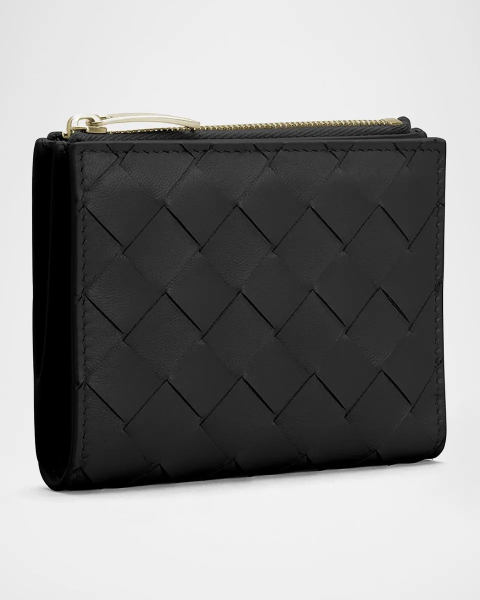 Bottega Veneta Small Bifold Zip Wallet | Thumbnail 3 Bottega Veneta Small Bifold Zip Wallet | Thumbnail 3