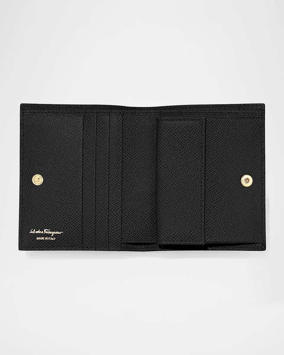 Ferragamo Gancini French Leather Wallet | Thumbnail 3 Ferragamo Gancini French Leather Wallet | Thumbnail 3
