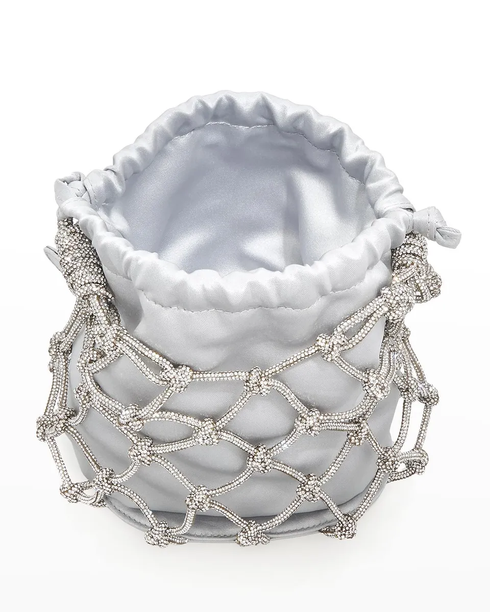 Judith Leiber Couture Sparkle Crystal Net Top-Handle Bag | Thumbnail 2