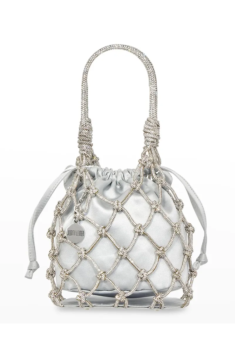 Judith Leiber Couture Sparkle Crystal Net Top-Handle Bag | Thumbnail 3