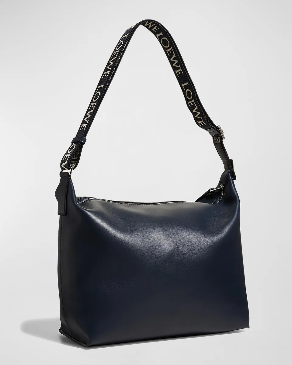 Loewe Men's Cubi Leather Shoulder Bag | Thumbnail 3 Loewe Men's Cubi Leather Shoulder Bag | Thumbnail 3