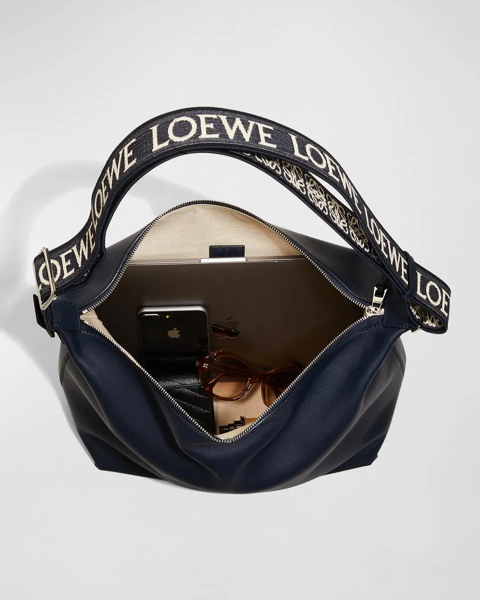 Loewe Men's Cubi Leather Shoulder Bag | Thumbnail 6 Loewe Men's Cubi Leather Shoulder Bag | Thumbnail 6
