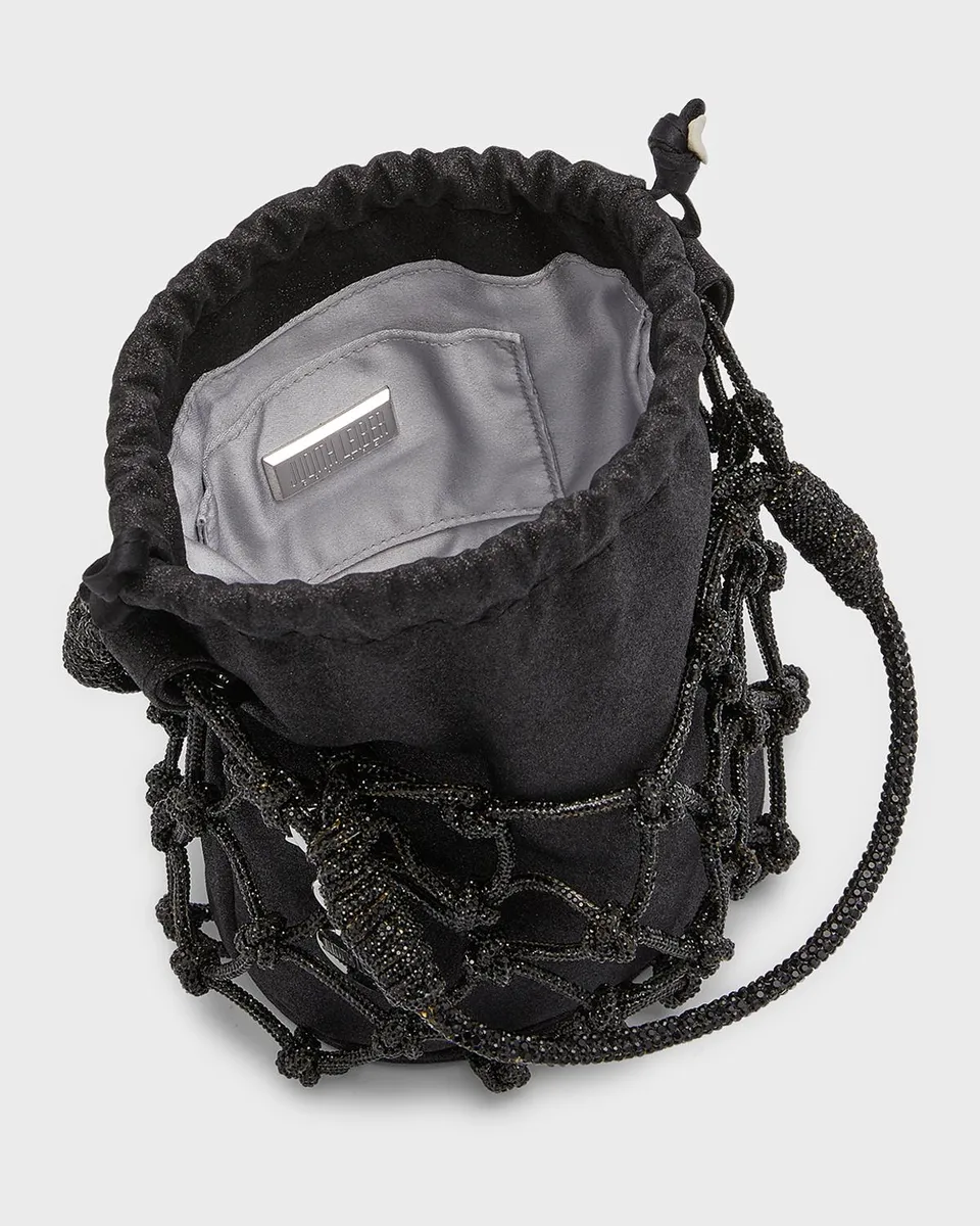 Judith Leiber Couture Sparkle Crystal Net Top-Handle Bag | Thumbnail 3