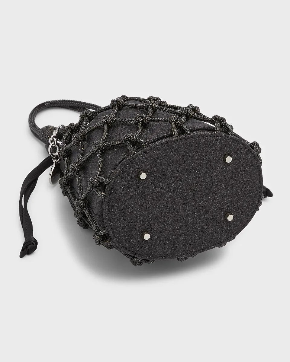 Judith Leiber Couture Sparkle Crystal Net Top-Handle Bag | Thumbnail 7