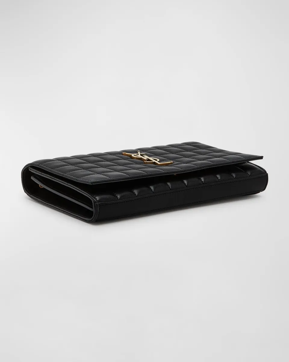 Saint Laurent Cassandre YSL Wallet on Chain in Quilted Smooth Leather | Thumbnail 7 Saint Laurent Cassandre YSL Wallet on Chain in Quilted Smooth Leather | Thumbnail 7