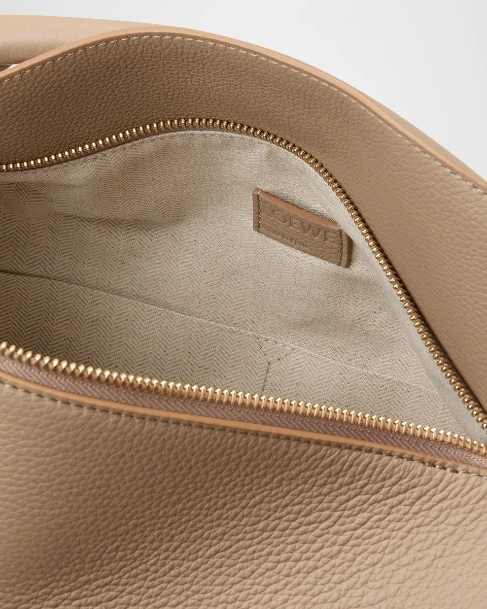 Loewe Puzzle Edge Medium Top-Handle Bag in Soft Grained Leather | Thumbnail 3