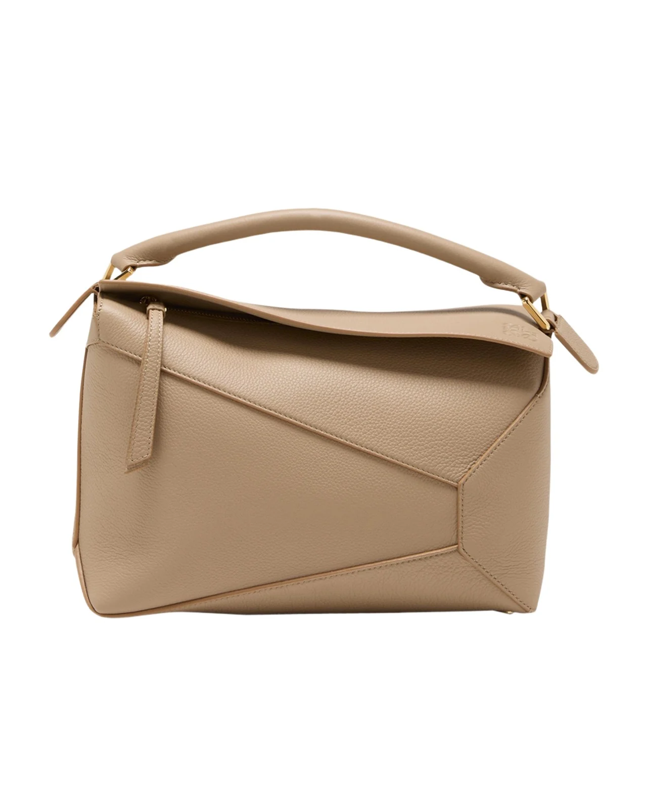 Loewe Puzzle Edge Medium Top-Handle Bag in Soft Grained Leather
