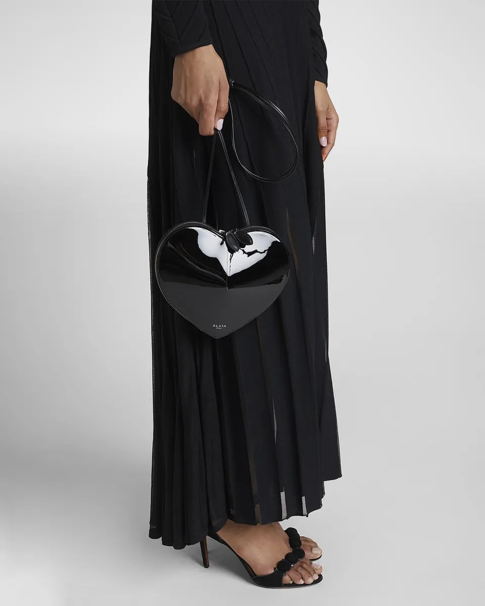 Alaïa Le Coeur Crossbody Bag in Patent Leather | Thumbnail 2 Alaïa Le Coeur Crossbody Bag in Patent Leather | Thumbnail 2