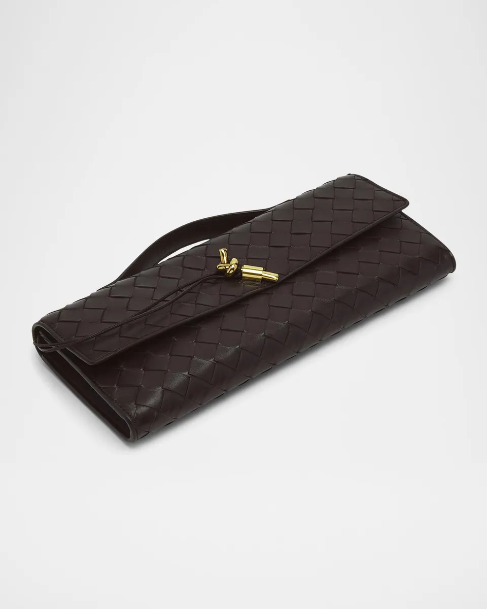 Bottega Veneta Long Andiamo Clutch Bag with Handle | Thumbnail 8 Bottega Veneta Long Andiamo Clutch Bag with Handle | Thumbnail 8