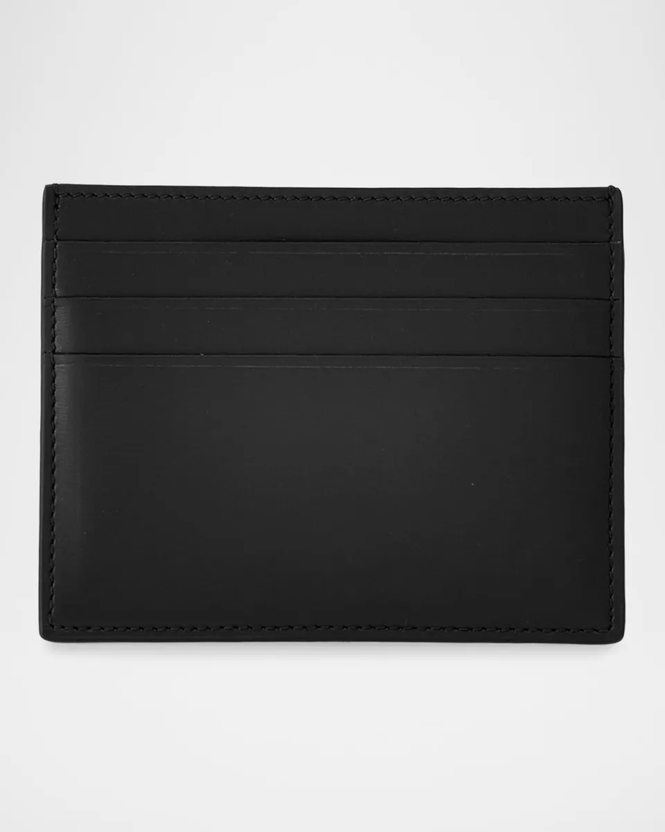 Ferragamo Men's Slim Leather Card Holder | Thumbnail 3