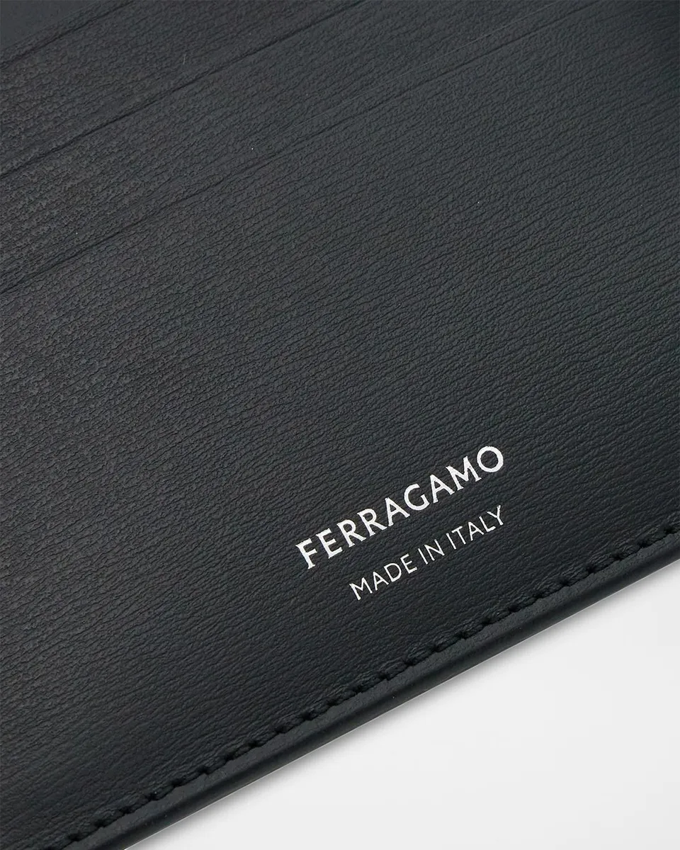 Ferragamo Men's Slim Leather Card Holder | Thumbnail 4
