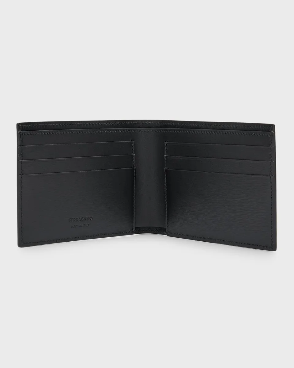 Ferragamo Men's Classic Leather Bifold Wallet | Thumbnail 6 Ferragamo Men's Classic Leather Bifold Wallet | Thumbnail 6