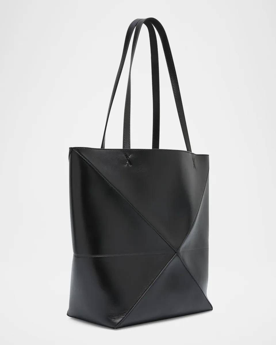 Loewe Puzzle Fold Medium Tote Bag in Shiny Leather | Thumbnail 7 Loewe Puzzle Fold Medium Tote Bag in Shiny Leather | Thumbnail 7