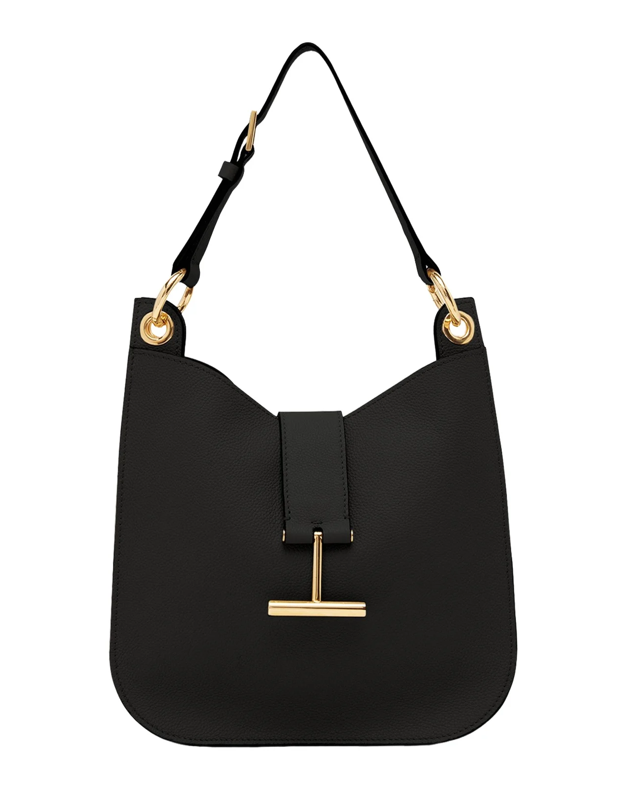 Tara Small Hobo Crossbody in Grained Leather Tara Small Hobo Crossbody in Grained Leather