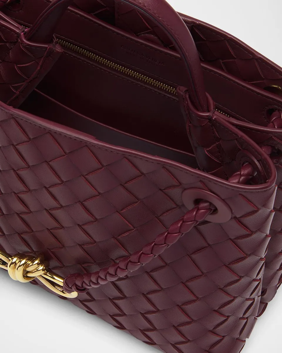 Bottega Veneta Andiamo Small Leather Top-Handle Bag | Thumbnail 4