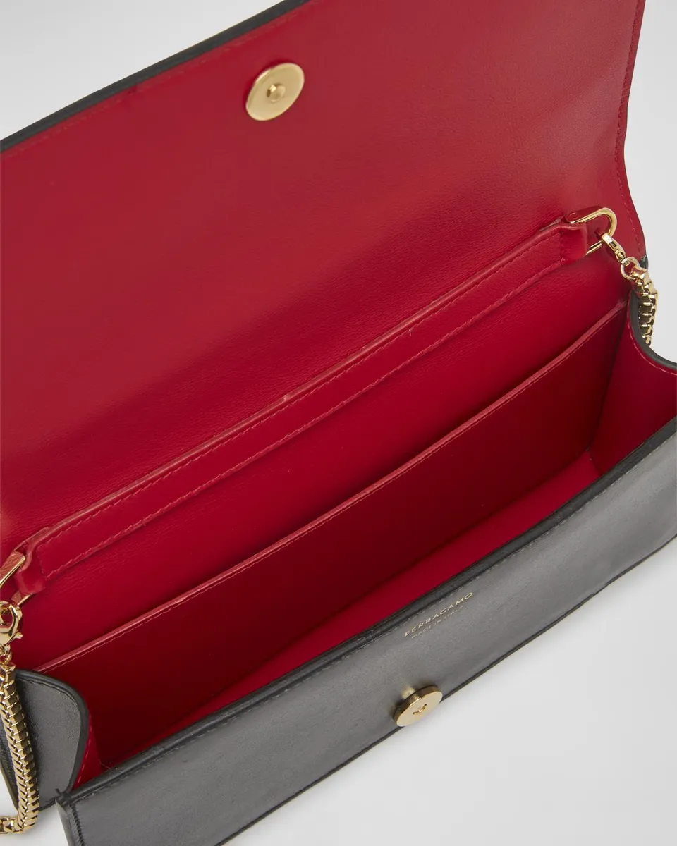 Ferragamo Double Gancio Shoulder Bag | Thumbnail 3 Ferragamo Double Gancio Shoulder Bag | Thumbnail 3