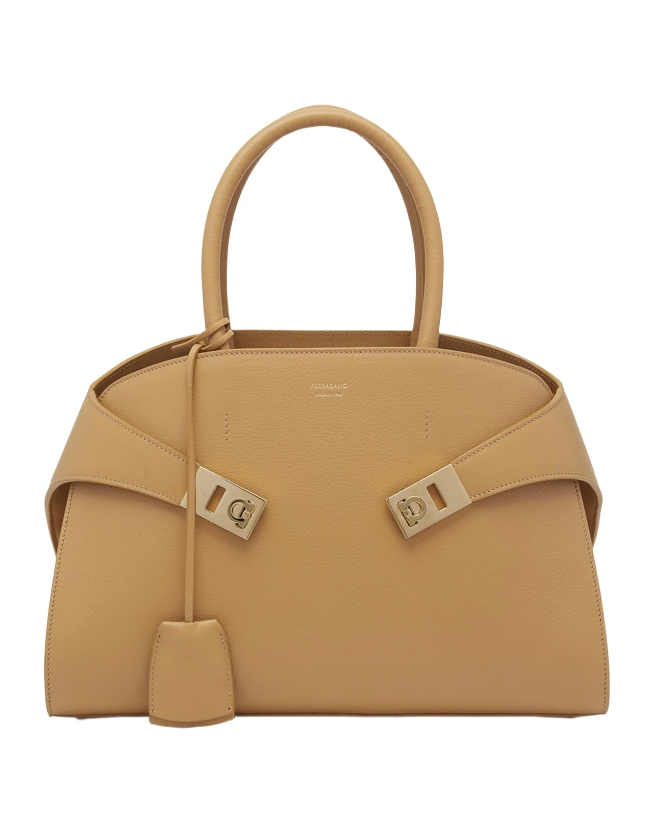 Hug Small Leather Top-Handle Bag Hug Small Leather Top-Handle Bag