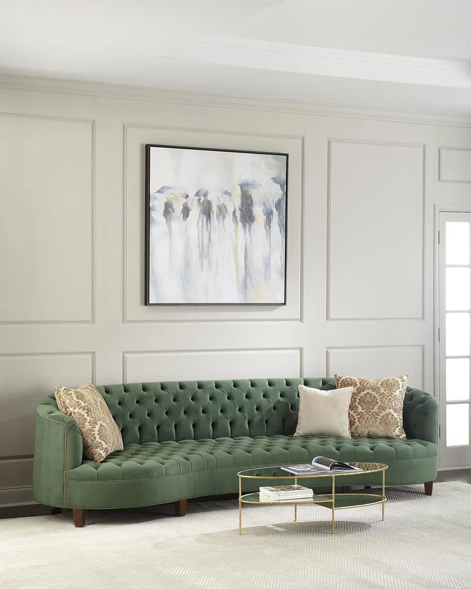 Haute House Vaughn Tufted Velvet Sofa - 90" | Thumbnail 3 Haute House Vaughn Tufted Velvet Sofa - 90" | Thumbnail 3