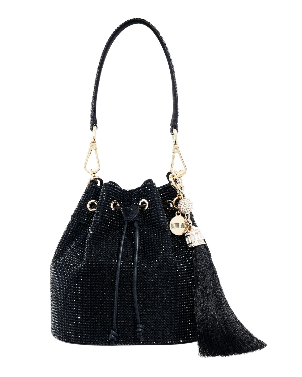 Judith Leiber Couture Piper Medium Crystal Bucket Bag