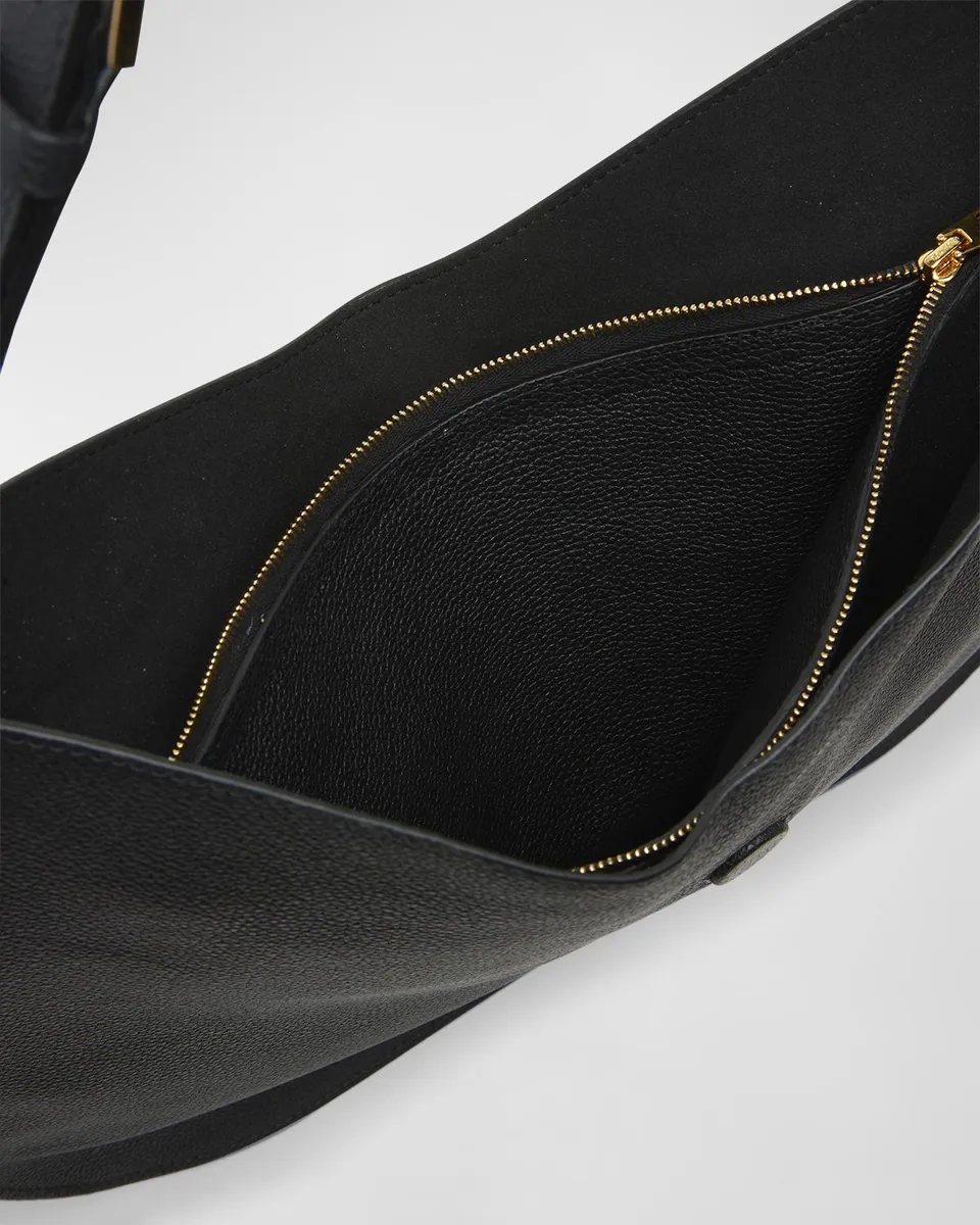 Tom Ford Tara Large Hobo Crossbody in Grained Leather | Thumbnail 3 Tom Ford Tara Large Hobo Crossbody in Grained Leather | Thumbnail 3