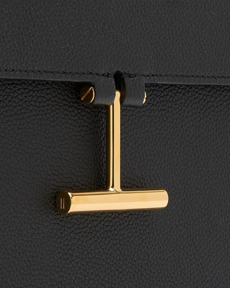 Tom Ford Tara Medium Crossbody in Grained Leather with Leather Strap | Thumbnail 6