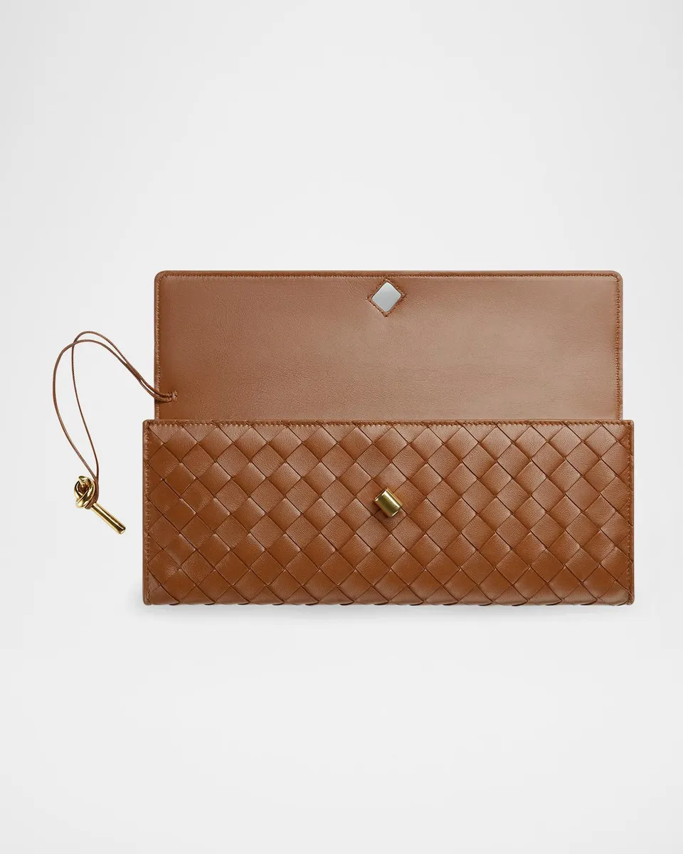 Bottega Veneta Long Andiamo Clutch Bag with Handle | Thumbnail 6