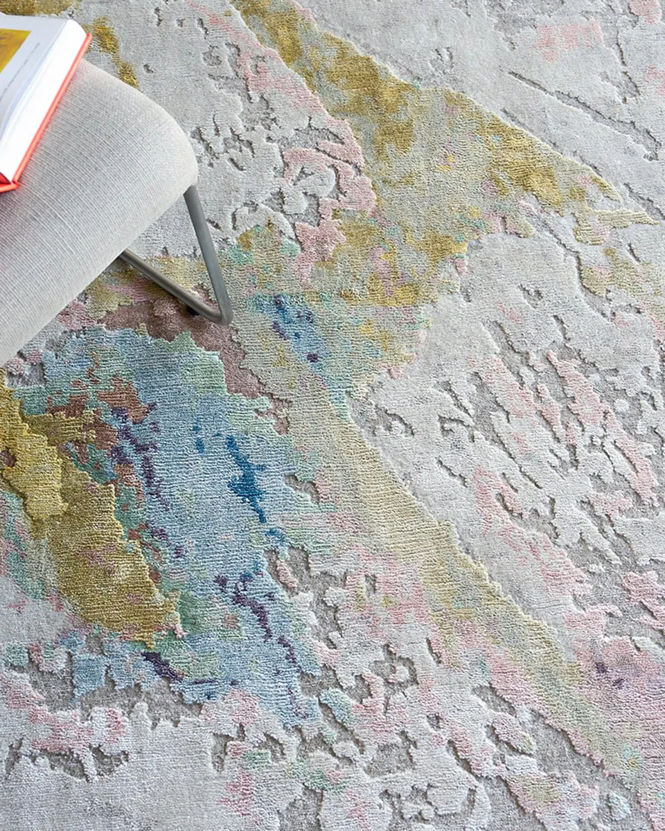 Exquisite Rugs Floor Art Hand-Knotted Multi Rug, 10 ' x 14 ' | Thumbnail 7 Exquisite Rugs Floor Art Hand-Knotted Multi Rug, 10 ' x 14 ' | Thumbnail 7