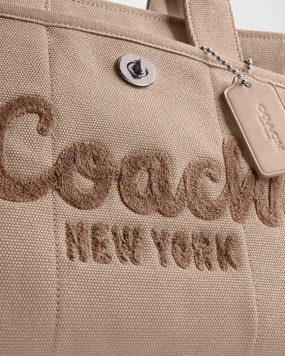 Coach Cargo Logo Canvas Tote Bag | Thumbnail 3 Coach Cargo Logo Canvas Tote Bag | Thumbnail 3