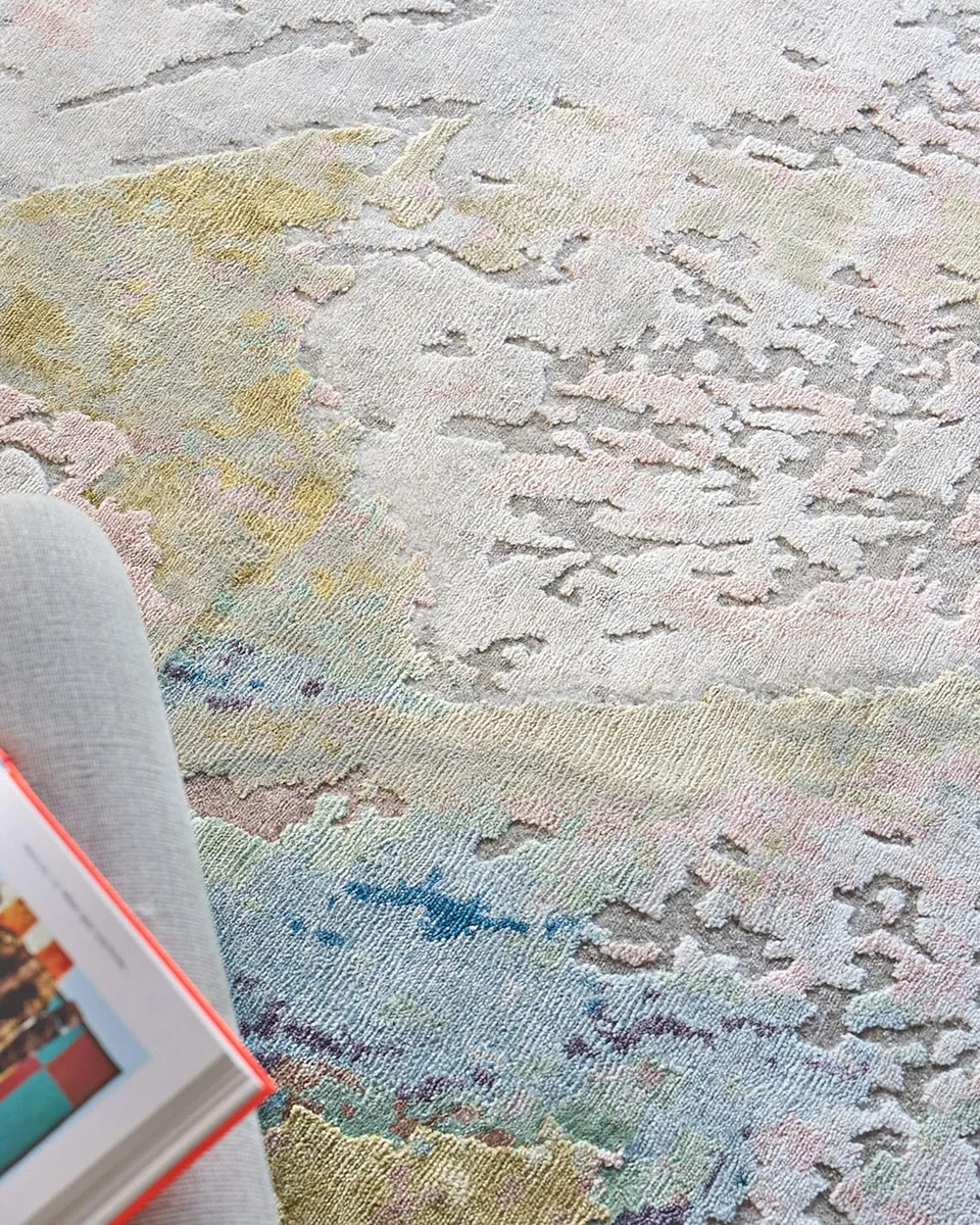 Exquisite Rugs Floor Art Hand-Knotted Multi Rug, 9 ' x 12 ' | Thumbnail 6