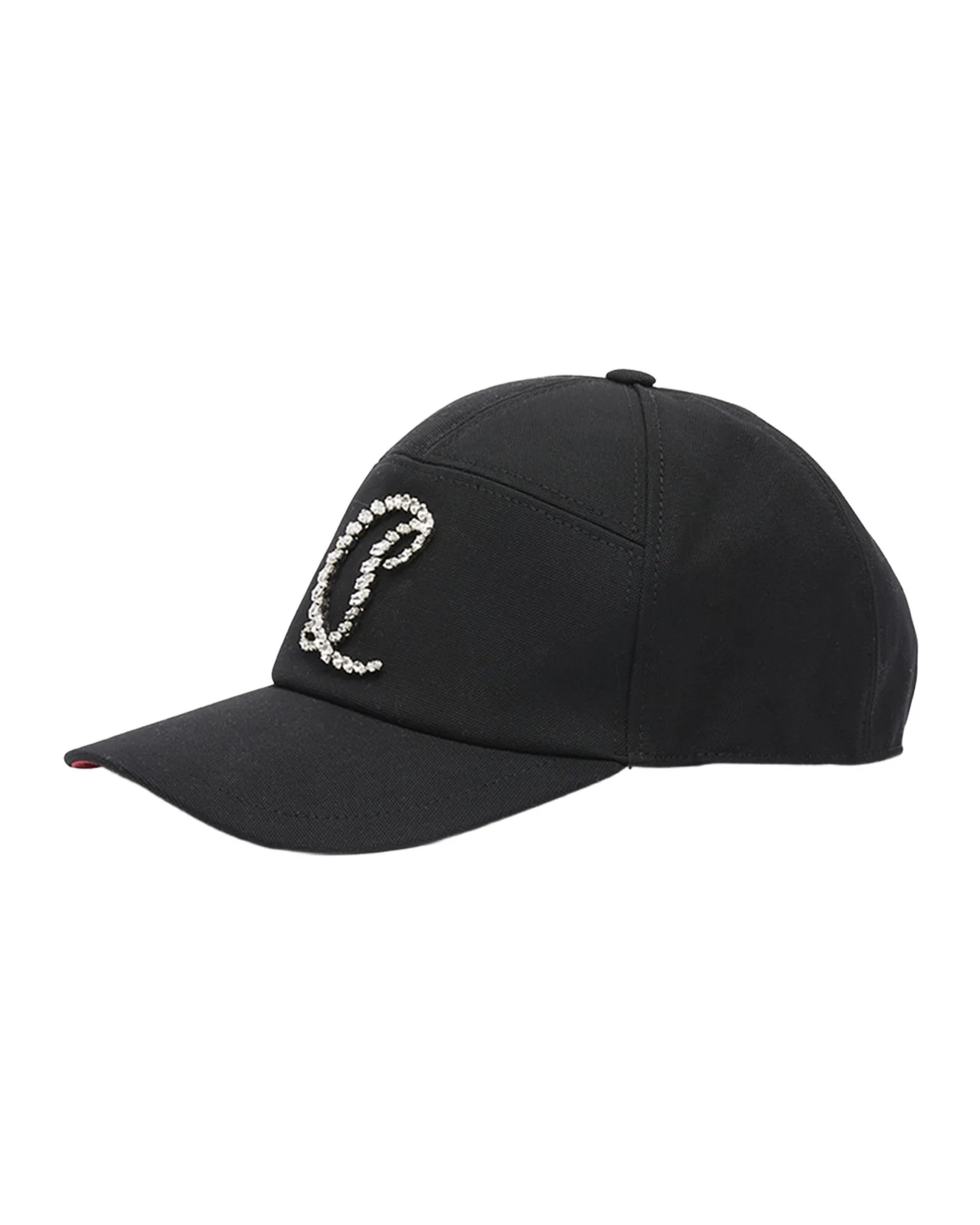 Christian Louboutin Men's Mooncrest CL-Rhinestone Baseball Cap