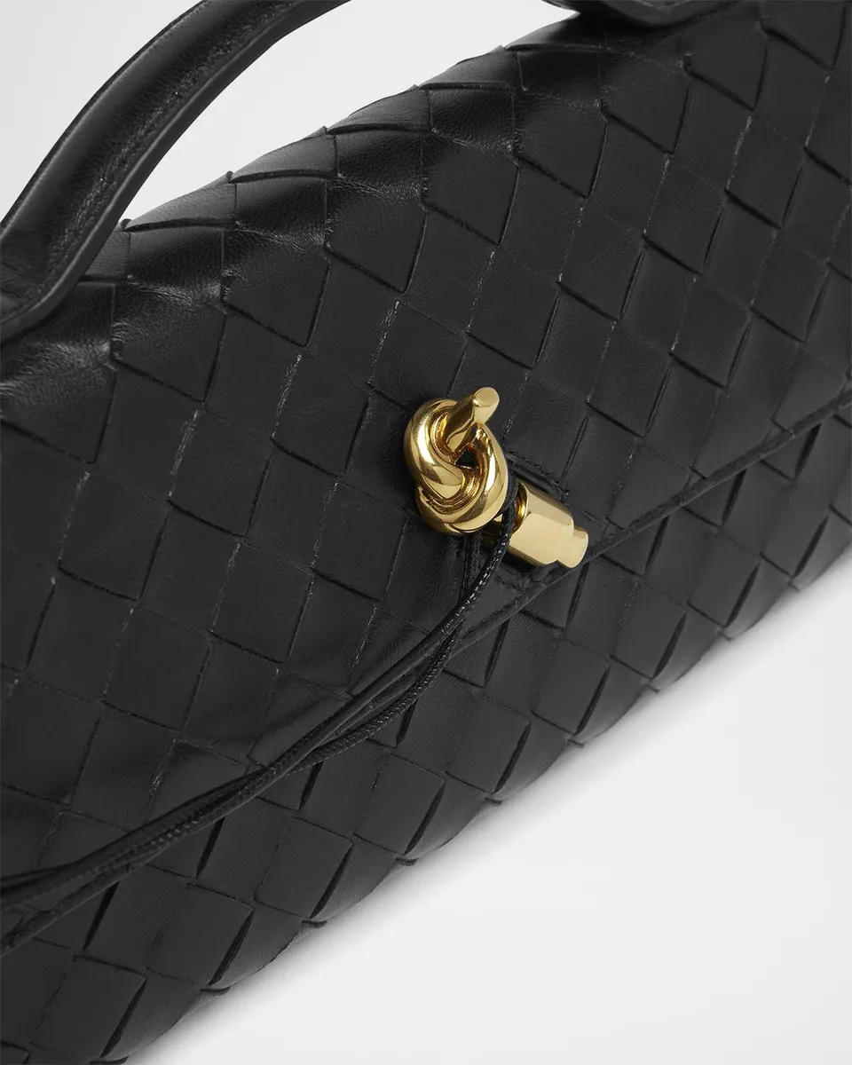 Bottega Veneta Long Andiamo Clutch Bag with Handle | Thumbnail 6